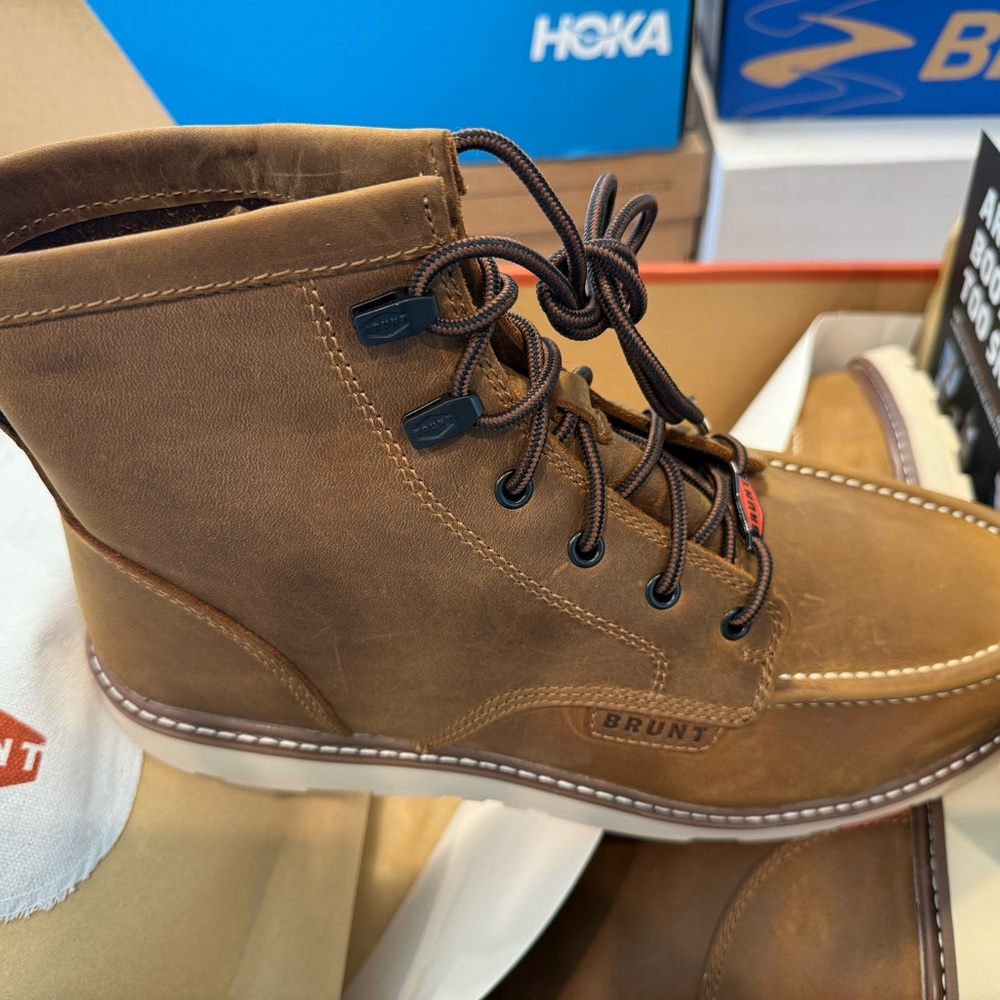 Mens Brunt Marin Unlined Soft Leather Boots